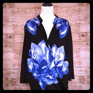 Blue Rose Blouse